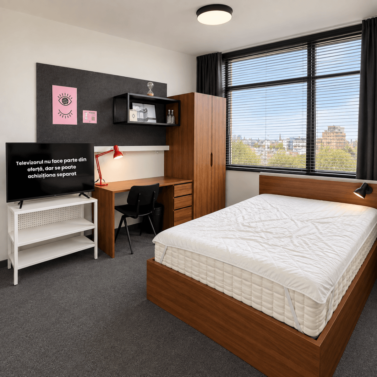 Mobilier Hotelier Complet – Cameră Loft 110 – Mobilier Hotel, Pensiune și HoReCa