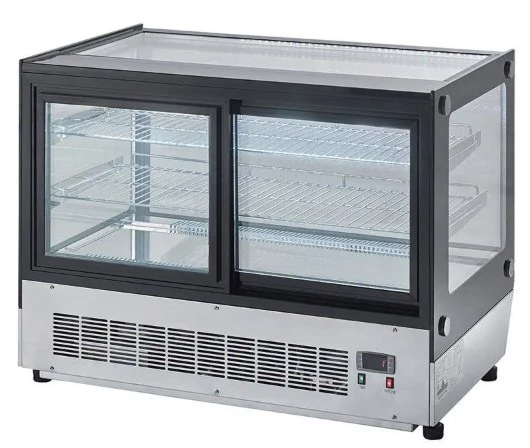 Vitrina frigorifica de banc 120L profesionala HoReCa - inox, LED, +2/+8°C, Bucuresti - Imagine 2