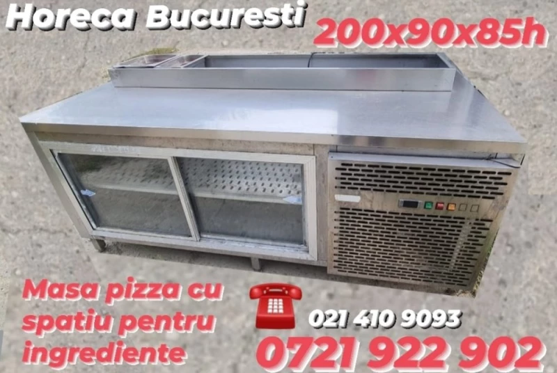 Echipamente HoReCa SH Bucuresti - gratare profesionale gaz, mese reci si vitrine INOMAK - Imagine 3