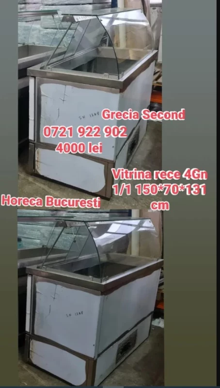 Vitrine frigorifice si mese reci inox HoReCa SH - echipamente frigorifice profesionale Bucuresti - Imagine 3