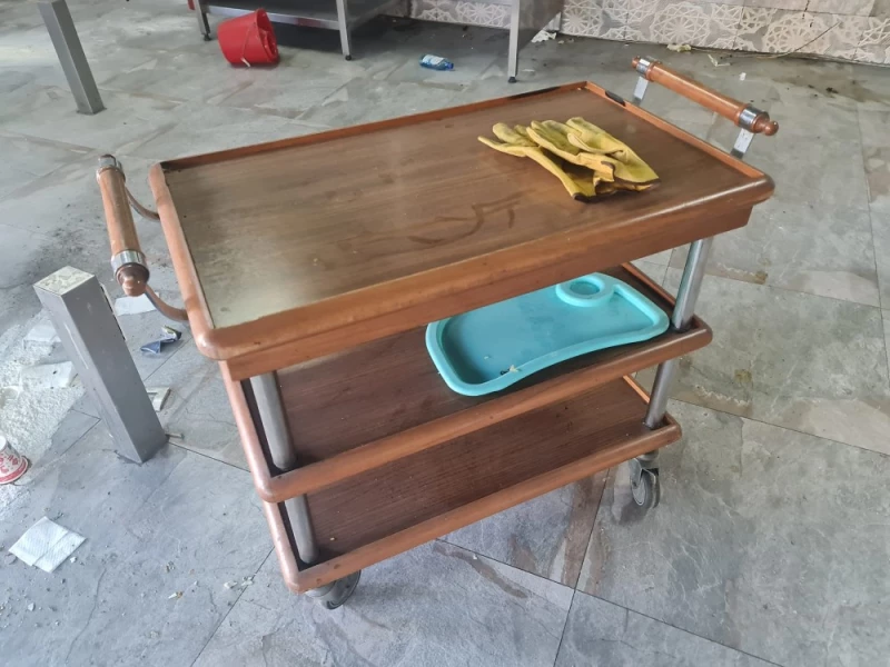 Gheridon profesional si dulap pentru tacamuri HoReCa SH - Bucuresti