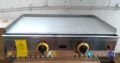 Gratar profesional pe gaz inox 2 zone - placa neteda si striata 7 kW Bucuresti - Imagine 3