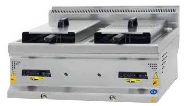 Utilare completa bucatarie profesionala HoReCa – aragaz, gratar si friteuza pe gaz - Imagine 3