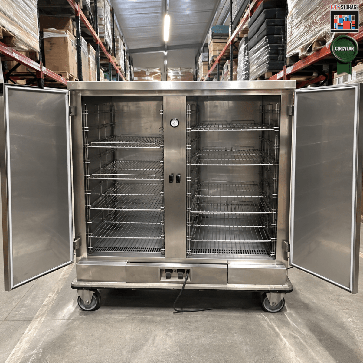 Incalzitor profesional mobil din inox – Dulap cald pentru catering, restaurant si evenimente HoReCa - Imagine 2