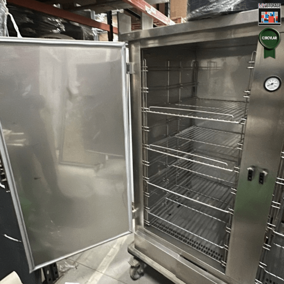 Incalzitor profesional mobil din inox – Dulap cald pentru catering, restaurant si evenimente HoReCa - Imagine 3