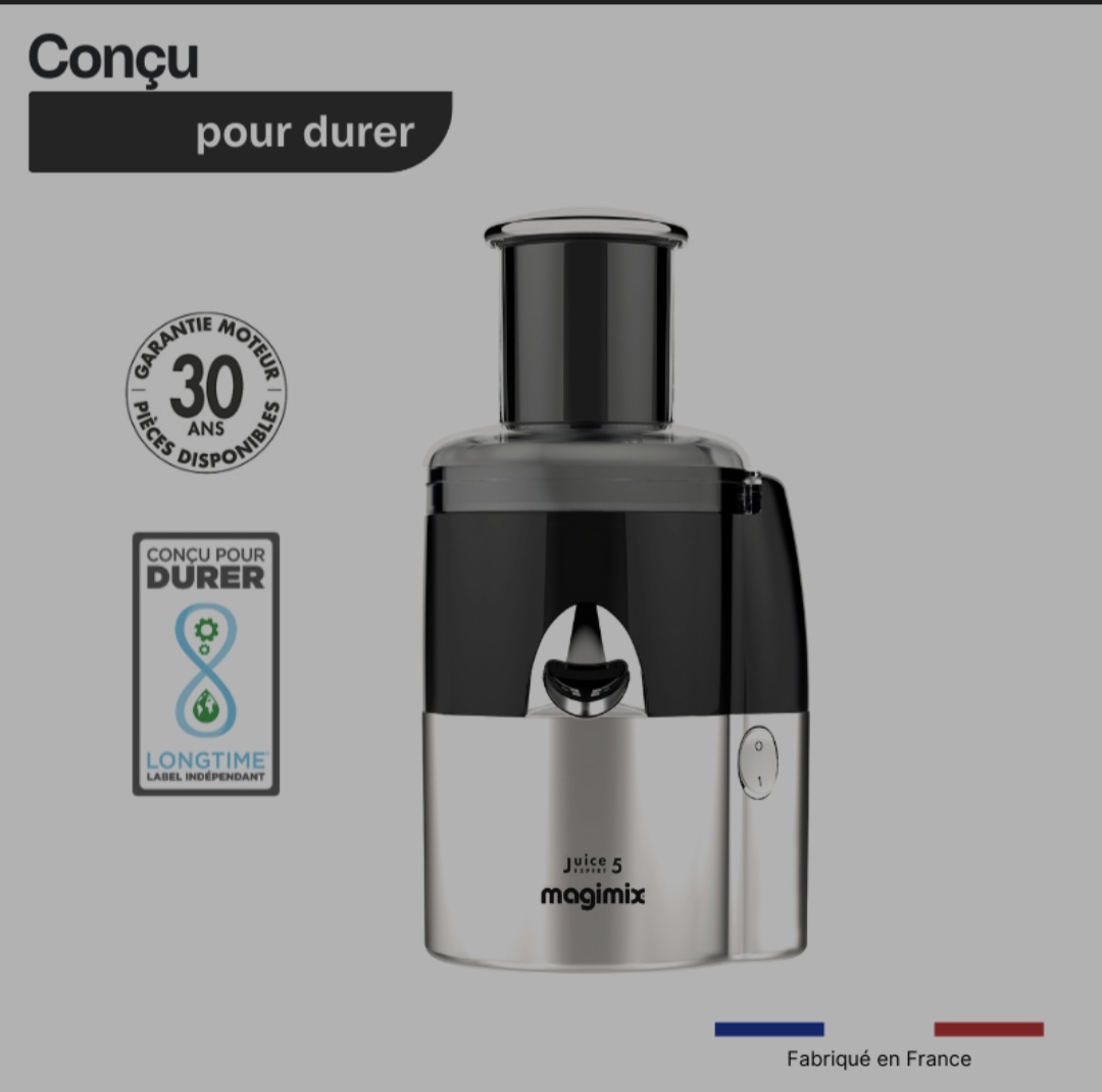 Storcator multifuncțional Magimix Expert 5 – profesional, pentru fructe și legume, HoReCa - Imagine 5