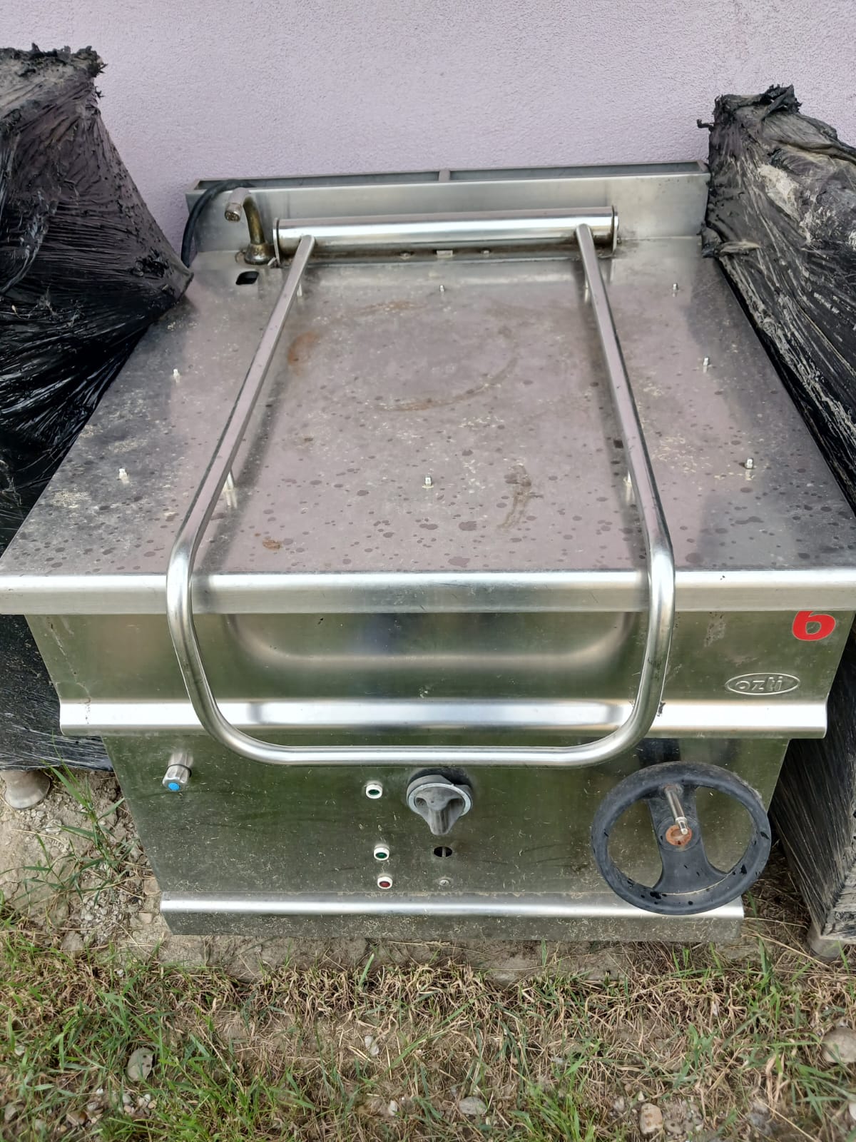 Tigaie basculanta electrica profesionala Özti, inox, trifazata 7.5 kW – echipament HoReCa