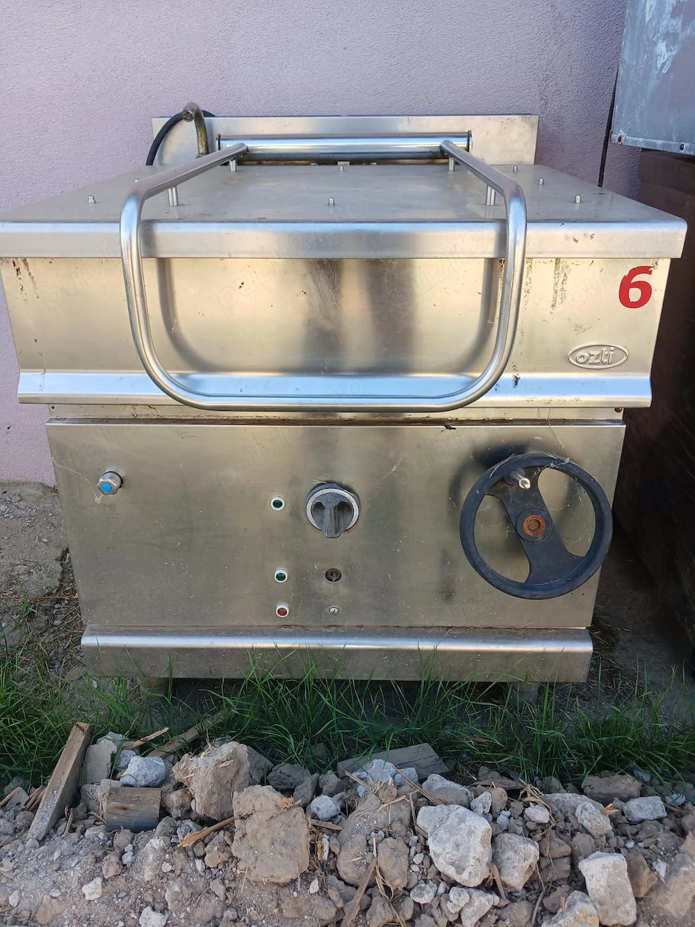 Tigaie basculanta electrica Ozti 50 L Seria 700 - 7,5 kW trifazata - Imagine 3