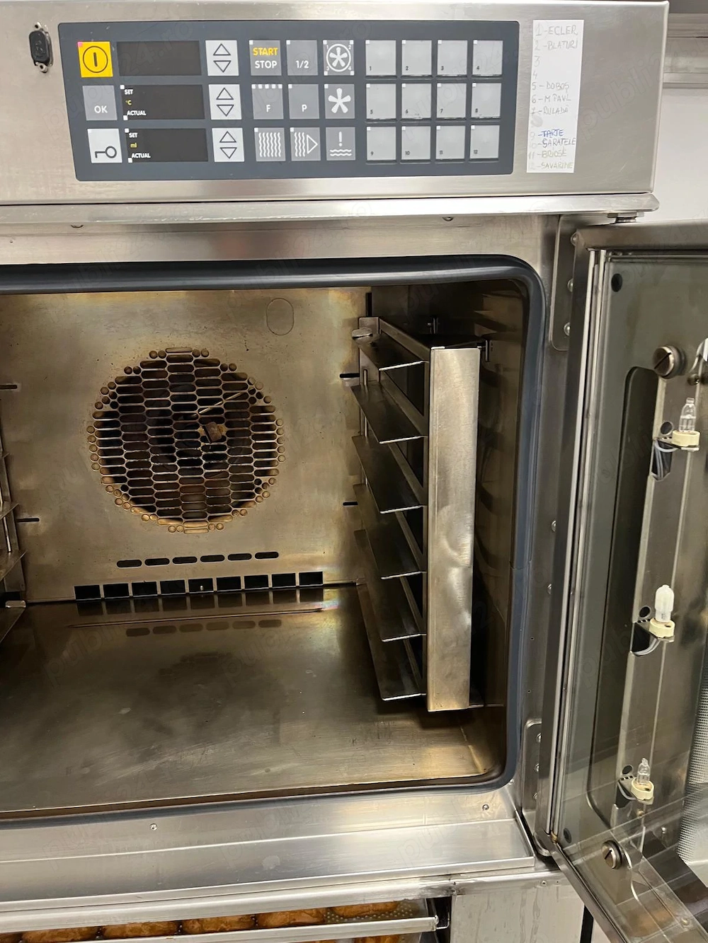 Cuptor profesional MIWE Econo 6 tavi 600x400 - electric 380V cu abur