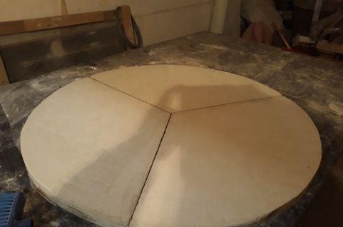Placa samota refractara pentru cuptor pizza si paine - dimensiuni profesionale