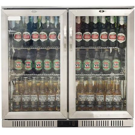 Vitrina frigorifica Vortex VBC20SSS01G, 200 L, H 90 cm, clasa D, argintiu - HoReCa, bar, restaurant si cafenea