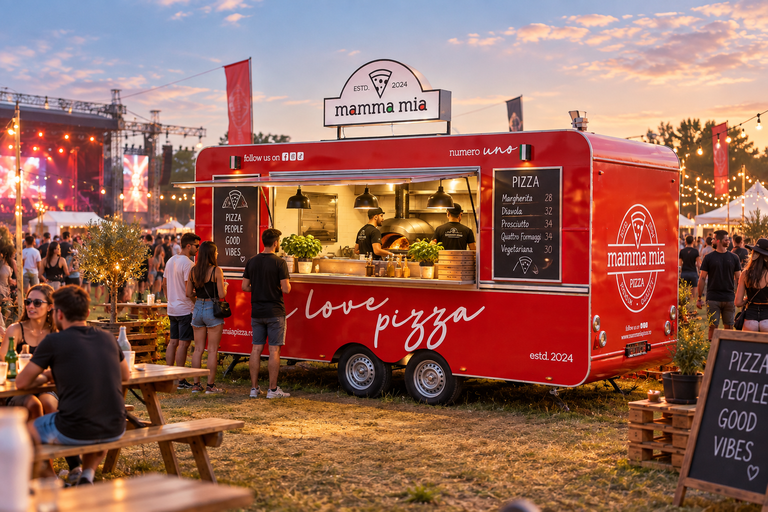 Rulote comerciale noi la comandă: food truck, cafenea și bar mobil | Social Van Brașov  – Livrare în România - Imagine 2