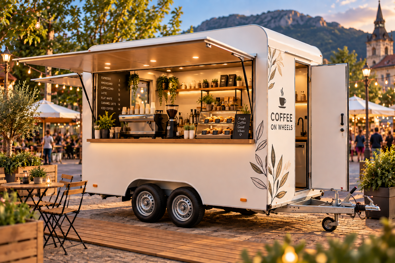 Rulote comerciale noi la comandă: food truck, cafenea și bar mobil | Social Van Brașov  – Livrare în România - Imagine 5