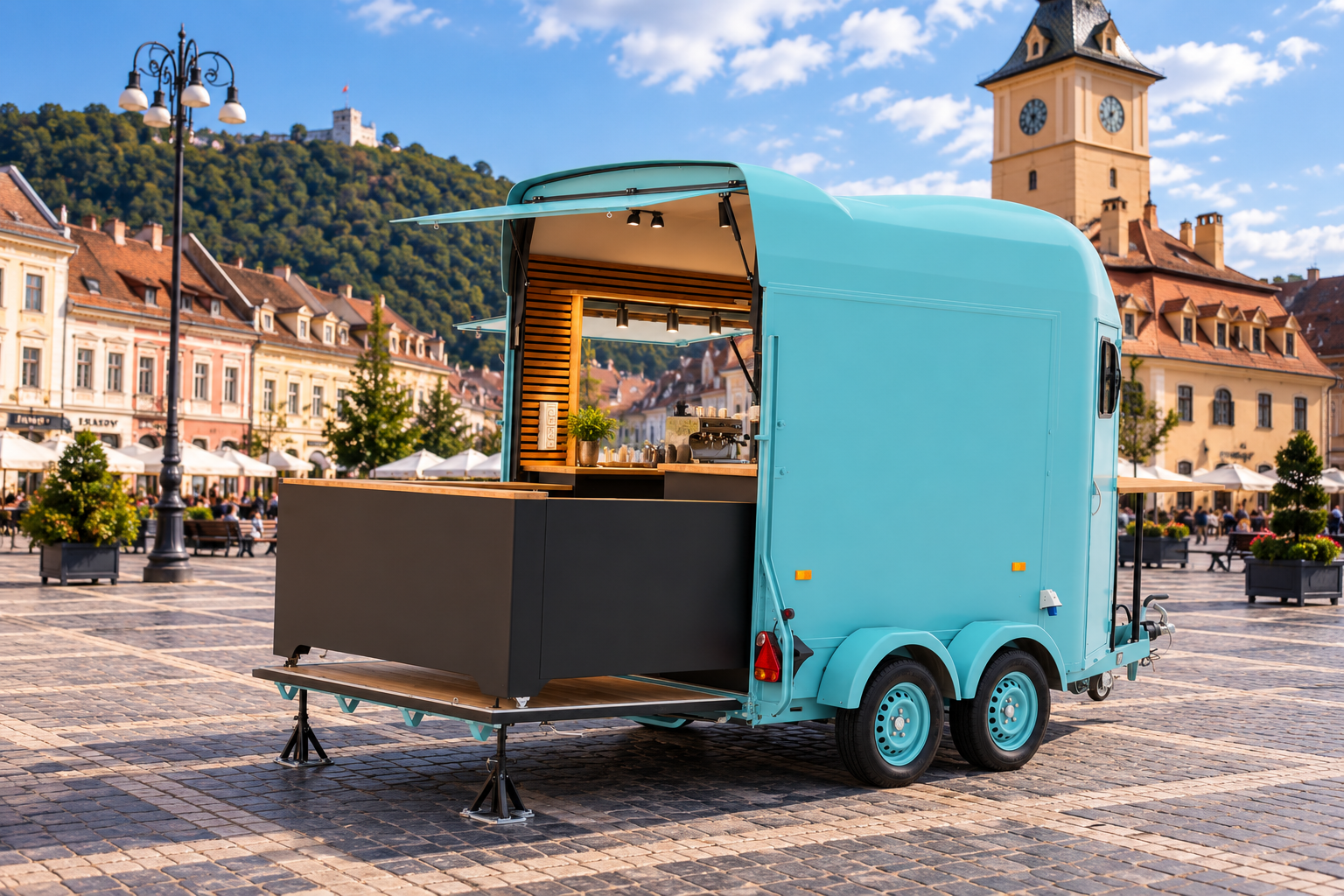 Rulote comerciale noi la comandă: food truck, cafenea și bar mobil | Social Van Brașov  – Livrare în România - Imagine 6