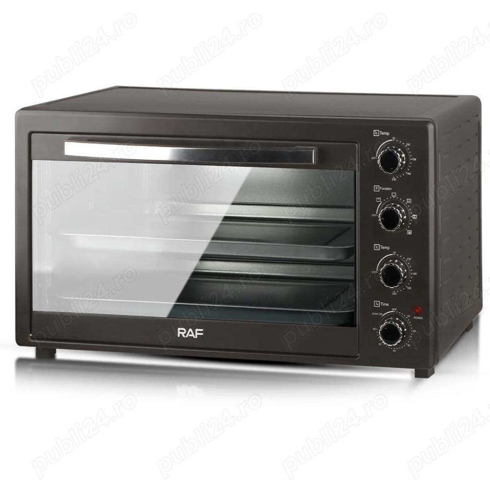 Cuptor electric 38L nou, 4 rezistente, 250°C, grill, tava si timer 60 min - Imagine 5