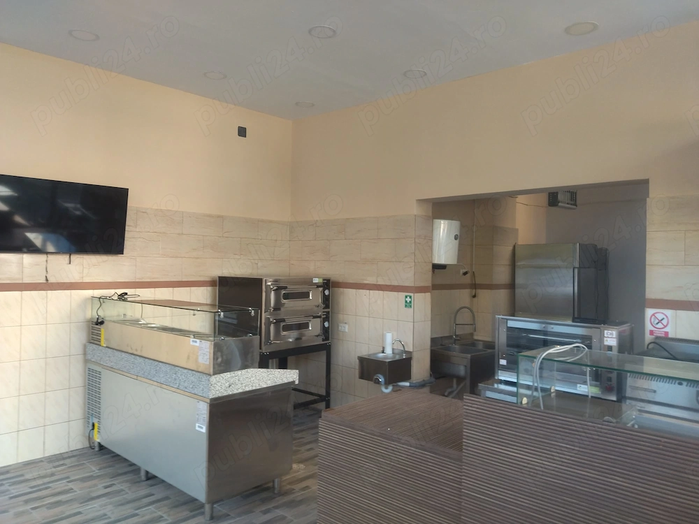 Afacere la cheie Fast Food, Pizzerie si Rotiserie de inchiriat – Bacau, 75 mp complet utilata - Imagine 5