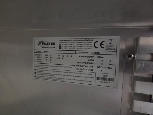 Masa frigorifica profesionala cu blat inox, 260 litri, 220V, temperatura +2/+6°C, pentru restaurant si HoReCa - Imagine 5