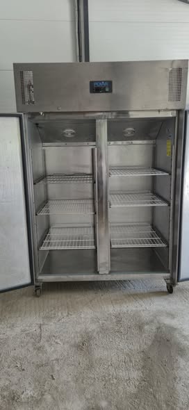 Congelator profesional Polar dublu, 2 usi, 1200 litri, -20°C, 710W, second hand HoReCa - Imagine 3