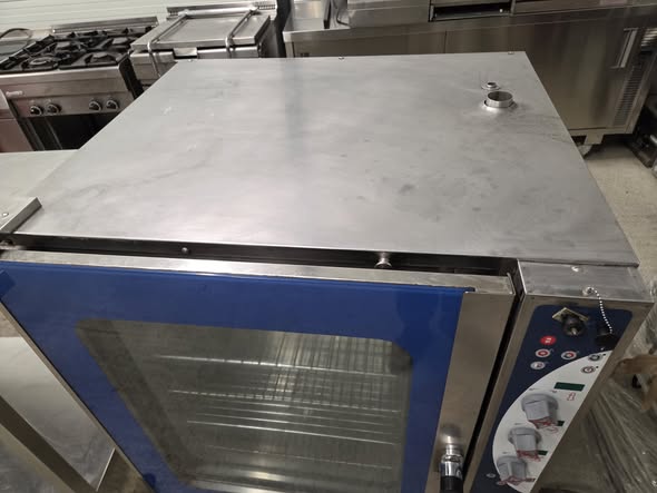 Cuptor profesional Foinox 10 tavi GN 1/1, electric 400V, 16 kW, gatire umeda si uscata, second hand HoReCa