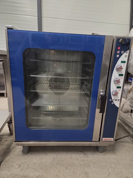 Cuptor profesional Foinox 10 tavi GN 1/1, electric 400V, 16 kW, gatire umeda si uscata, second hand HoReCa - Imagine 4