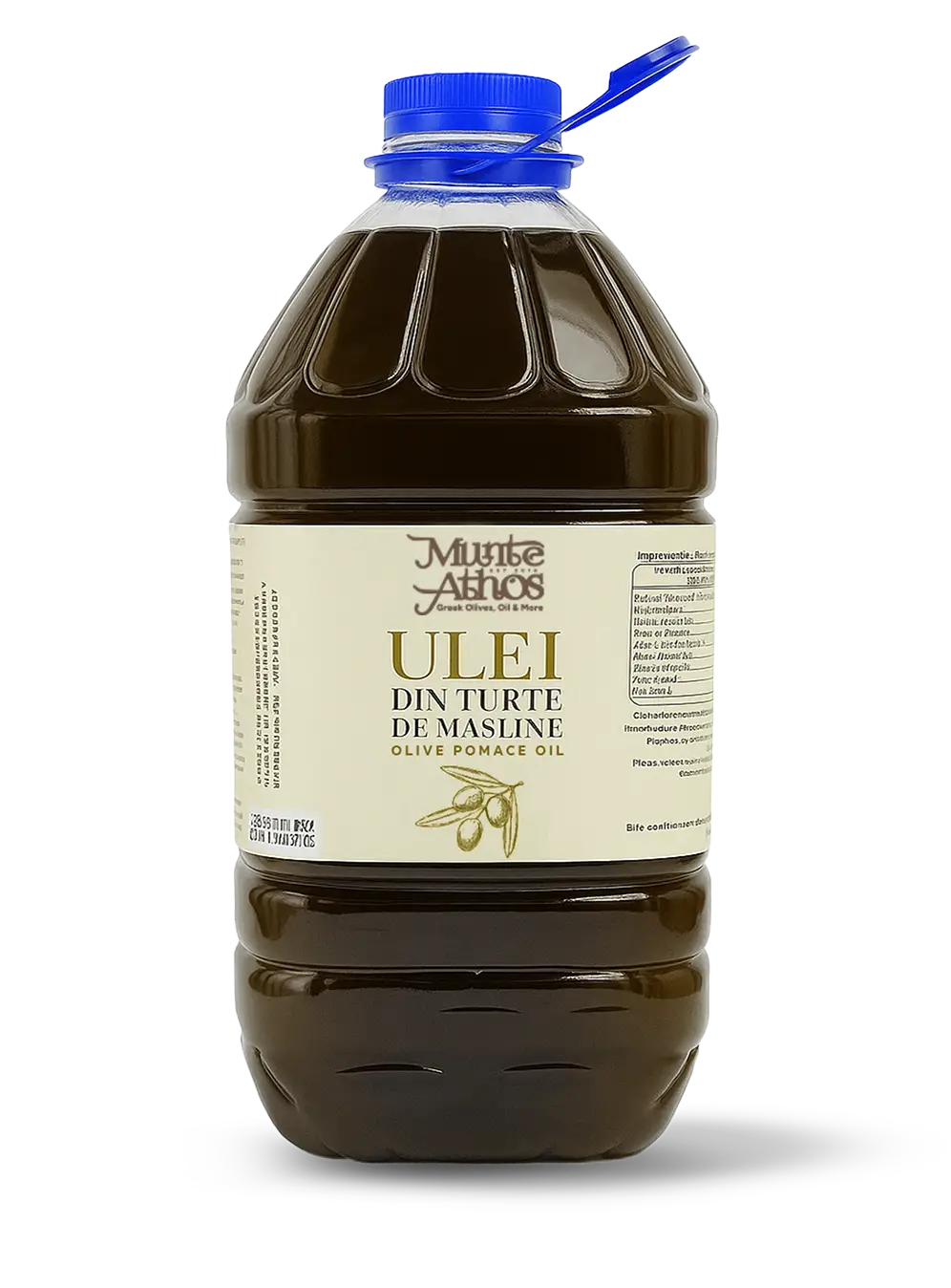 Ulei de Masline din Turte 5L – Ulei Pomace pentru Gatit, Prajit, Restaurante, Bucatarii Profesionale si HoReCa