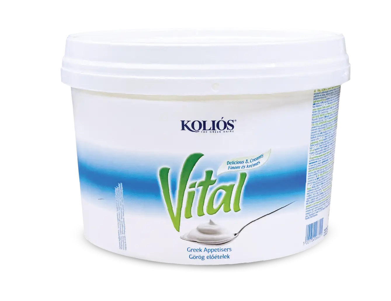 KOLIOS VITAL 5 KG (Edesma) – Specialitate Lactată Cremoasă pentru Salate, Sosuri, Restaurante și HoReCa