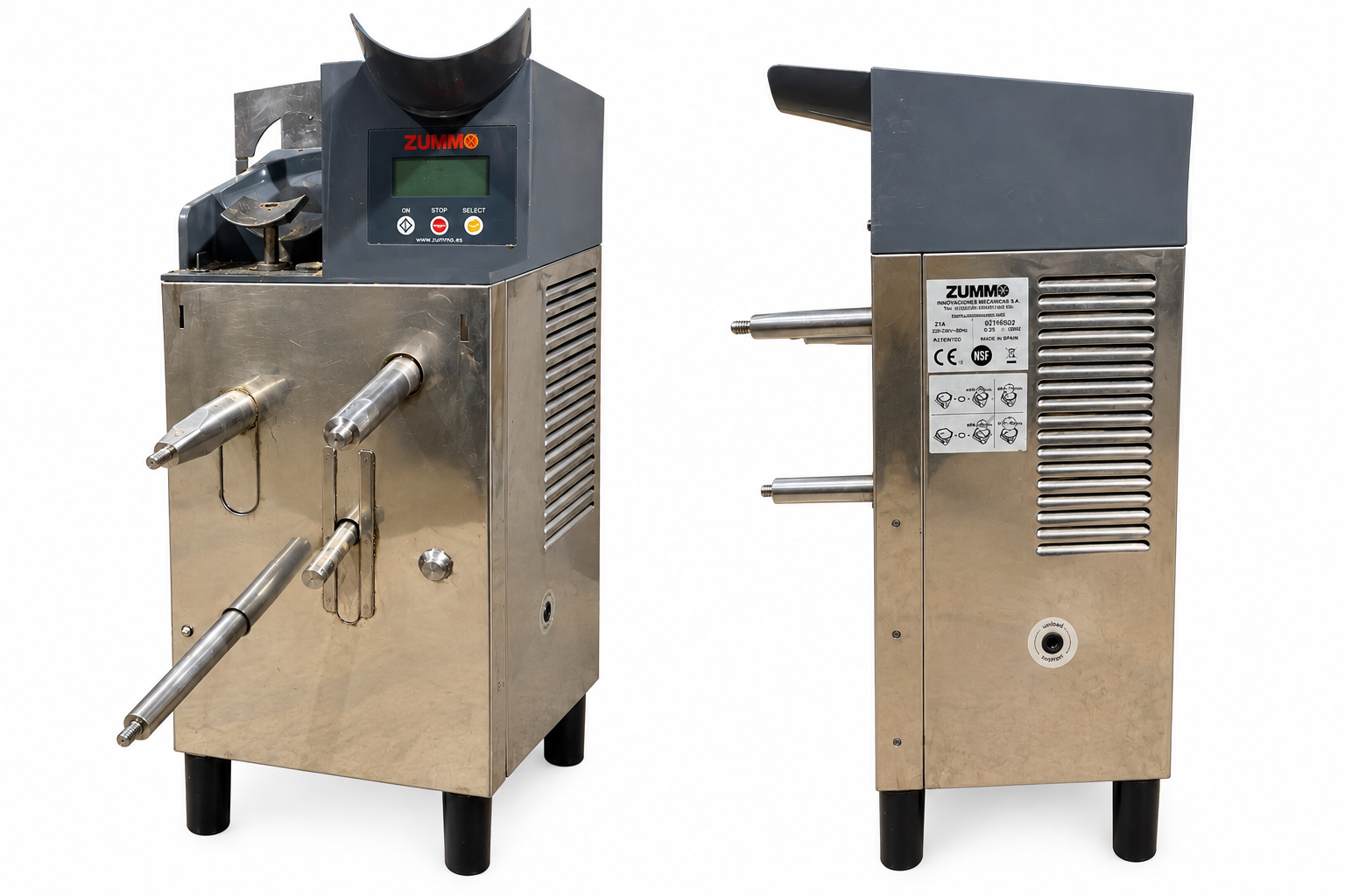 Storcator Automat Portocale Zummo Z1A Profesional 165W – Aparat Fresh Suc Natural HoReCa Second Hand