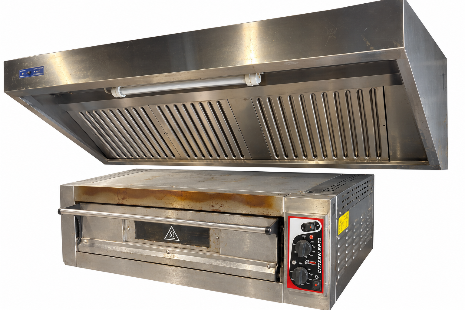 Cuptor profesional pizza Zanolli Citizen EP70 + hotă inox – HoReCa