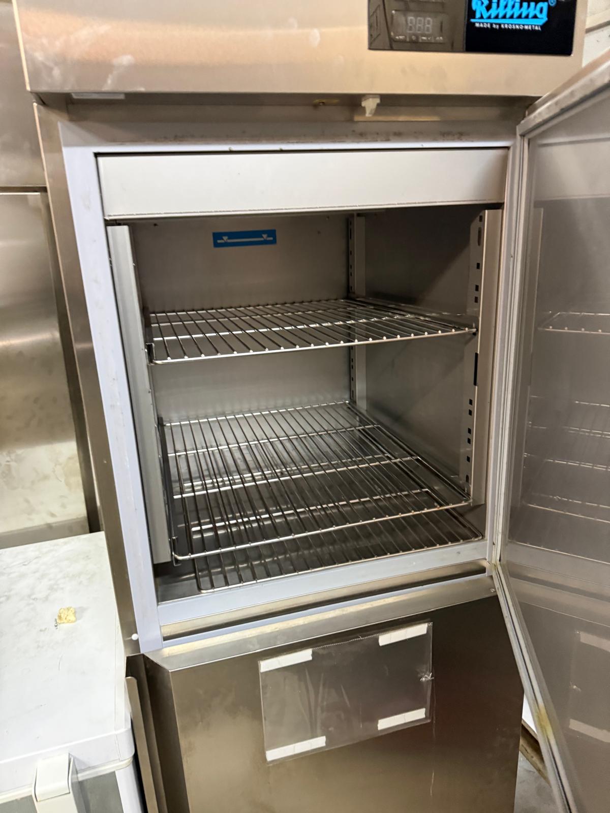 Frigider Congelator Profesional Rilling Kross-Metal din Inox cu 2 Compartimente HoReCa - Imagine 2