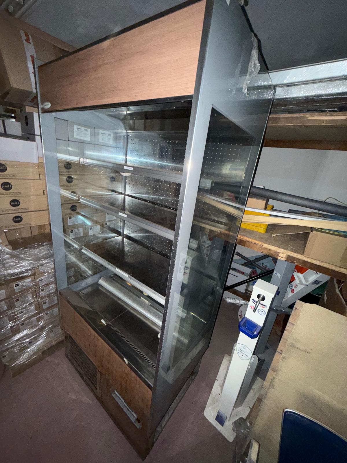 Vitrina Frigorifica Verticala Profesionala cu Rafturi si Geamuri Panoramice HoReCa