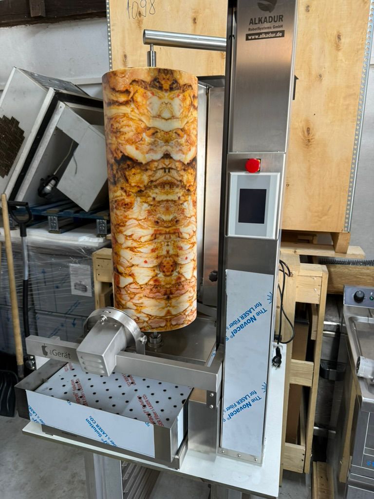 Robot Profesional Shaorma Kebab ALKADUR derGerat cu Taiere Automata - Echipament HoReCa - Imagine 4