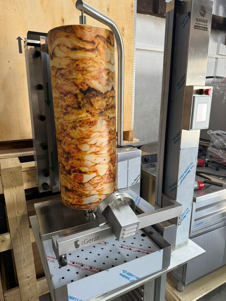 Robot Profesional Shaorma Kebab ALKADUR derGerat cu Taiere Automata - Echipament HoReCa - Imagine 5