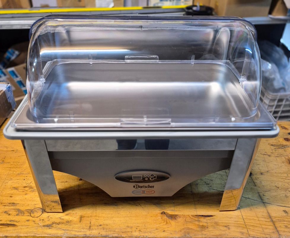 Chafing Dish Electric Bartscher Cool + Hot - Vas Profesional Inox pentru Bufet Cald si Rece