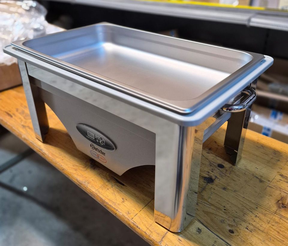 Chafing Dish Electric Bartscher Cool + Hot - Vas Profesional Inox pentru Bufet Cald si Rece - Imagine 2