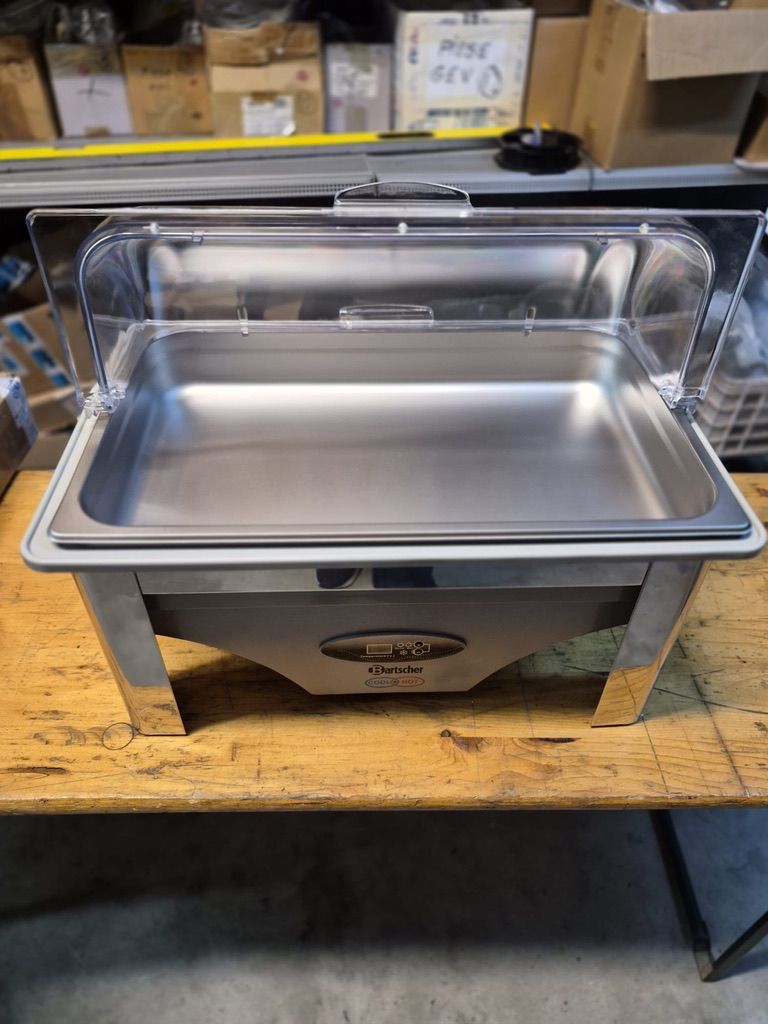 Chafing Dish Electric Bartscher Cool + Hot - Vas Profesional Inox pentru Bufet Cald si Rece - Imagine 4