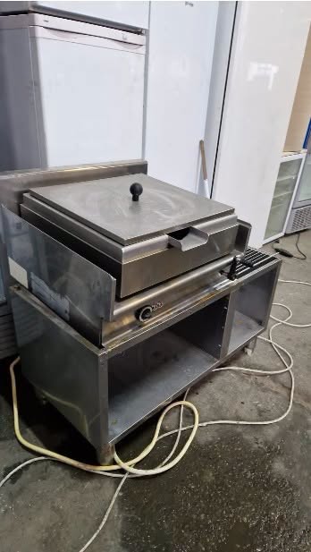Tigaie basculanta electrica profesionala 8.4 kW, 380V, cuva inox 50x40x15 cm, echipament HoReCa - Imagine 2