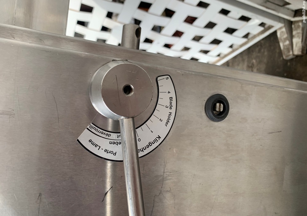 Masina de jupuit si desoricat carne MAJA ESM 435, profesionala inox, 380V, abator si carmangerie, SH - Imagine 4