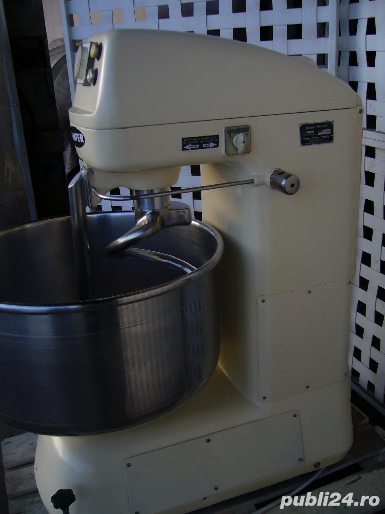 Malaxor aluat profesional KEMPER SPL 50 Superior, 140 litri, 80 kg aluat, spirala inox, 380V, SH Germania - Imagine 3